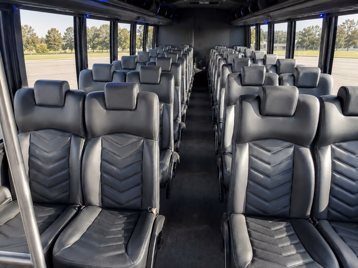 18 passenger minibus interior