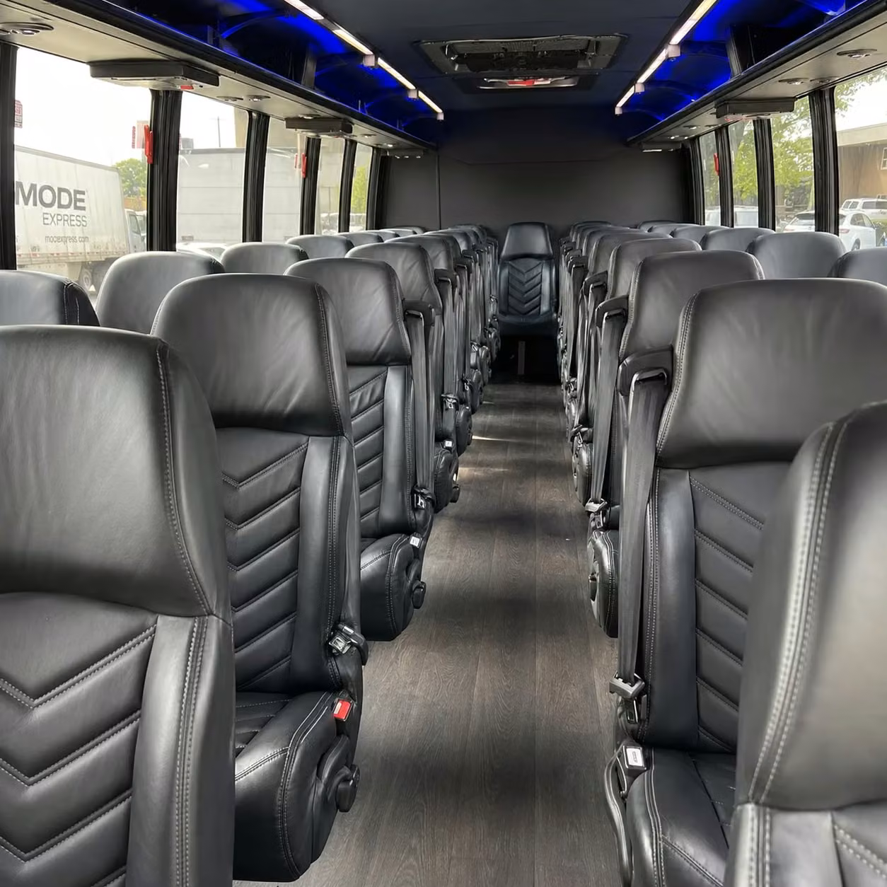 25 passenger minibus inside