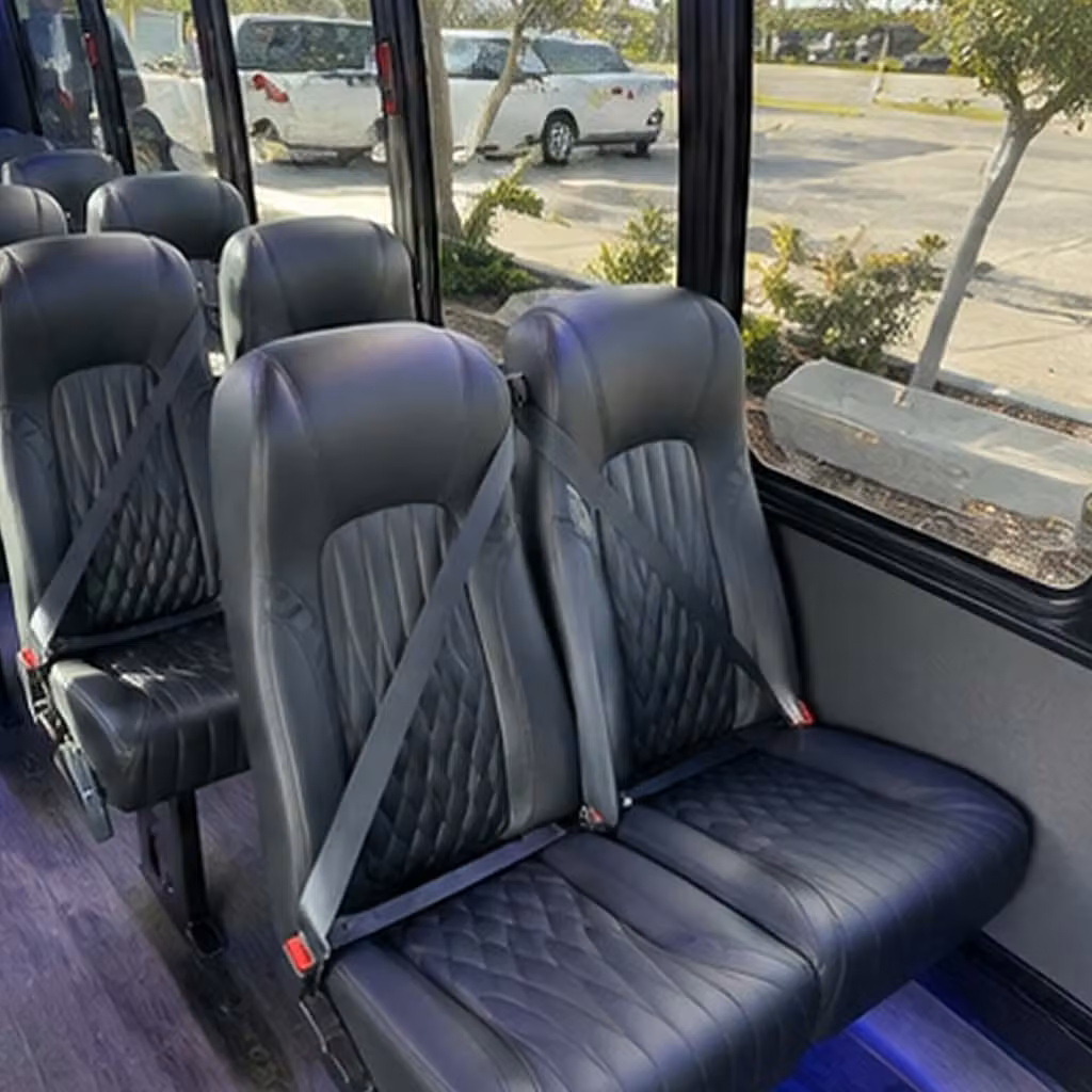 30 passenger minibus inside
