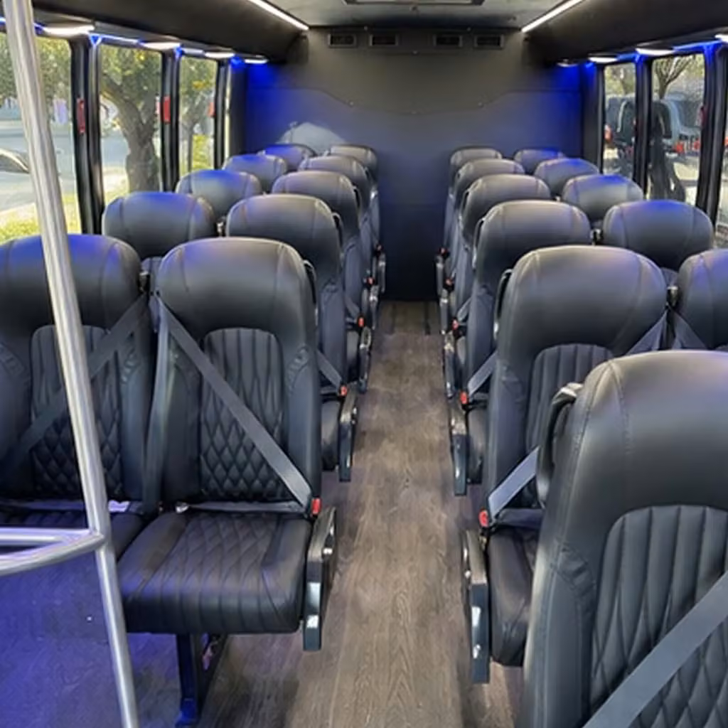 35 passenger minibus inside