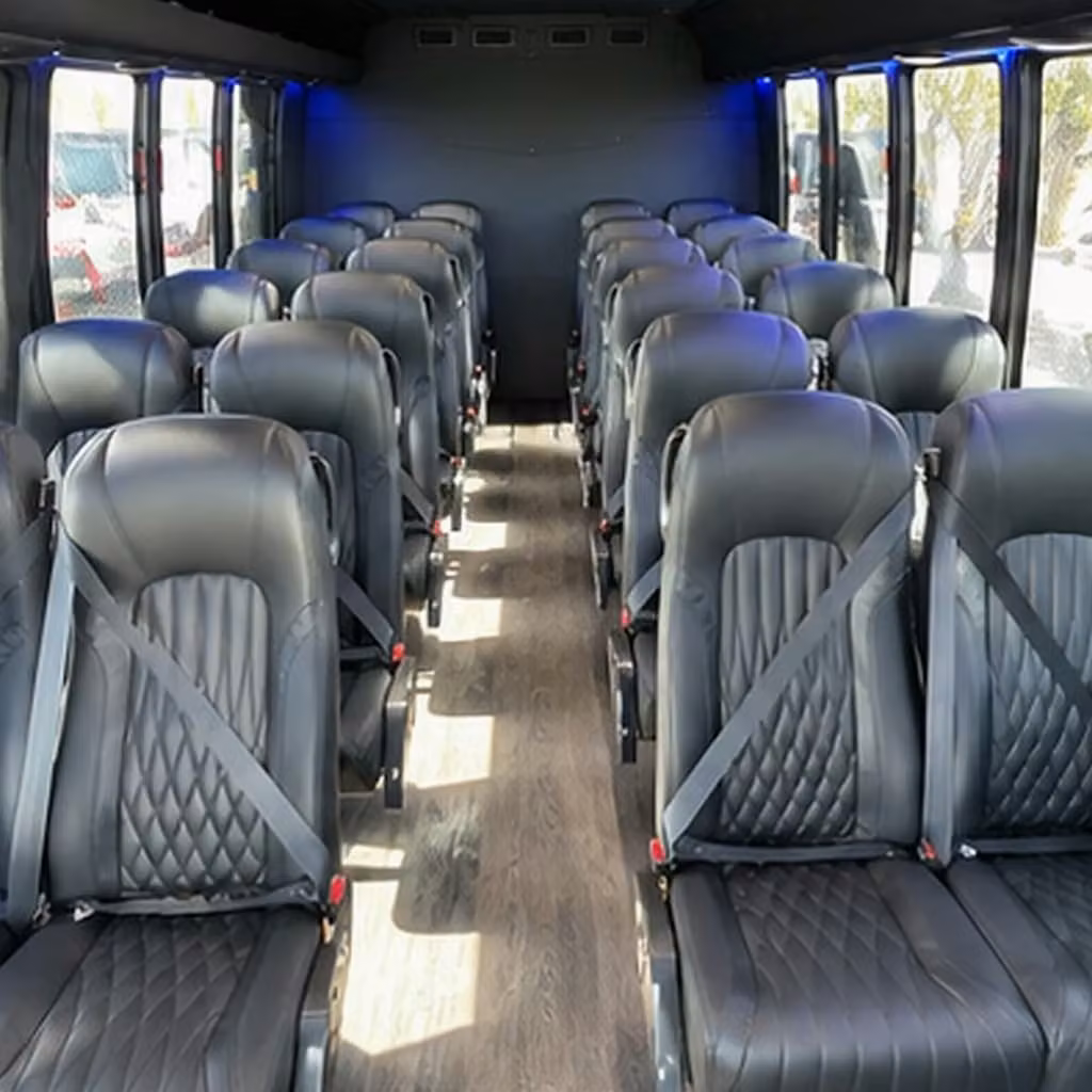 35 passenger minibus interior