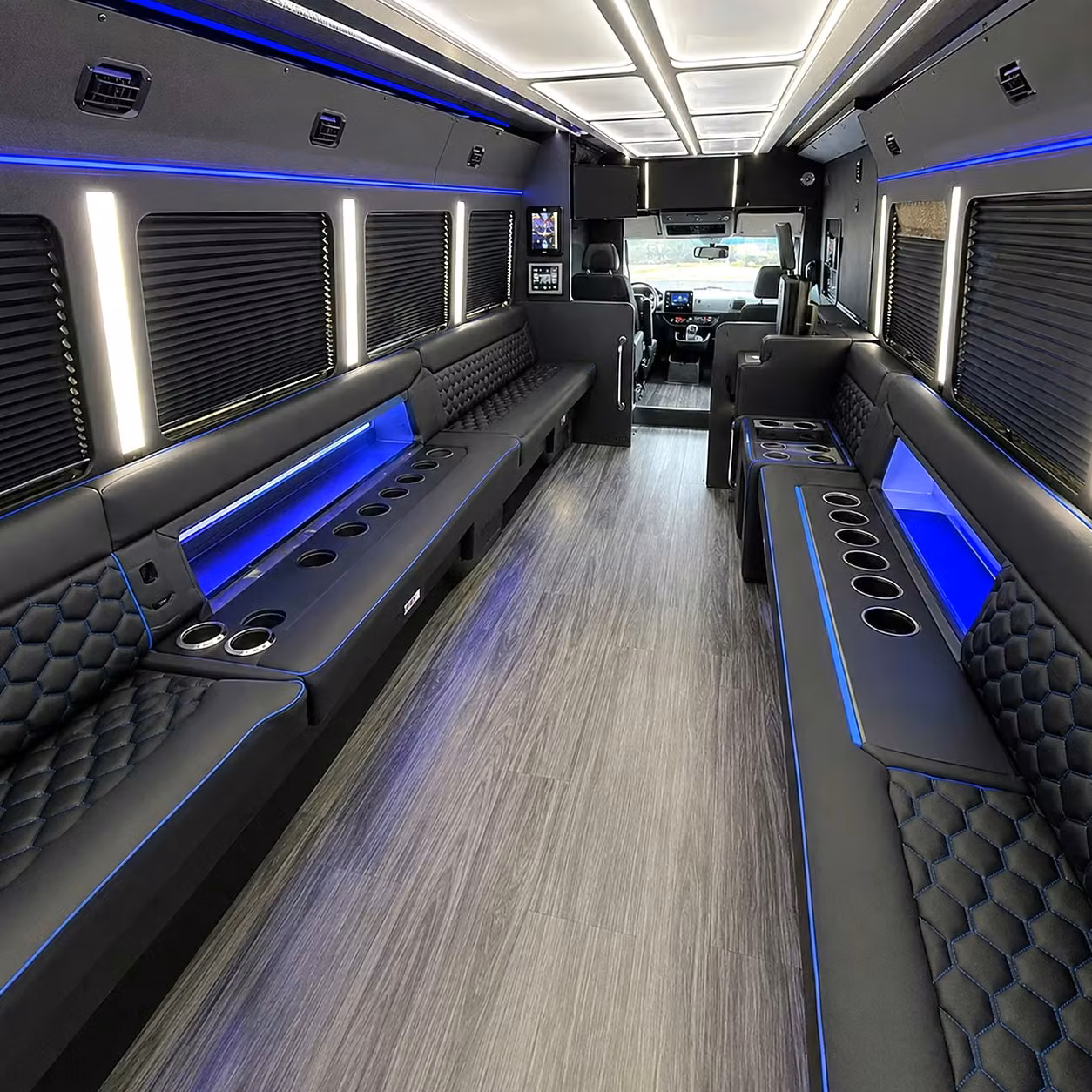 choose a party bus for bachelorette and birthday celebrations along the river walk