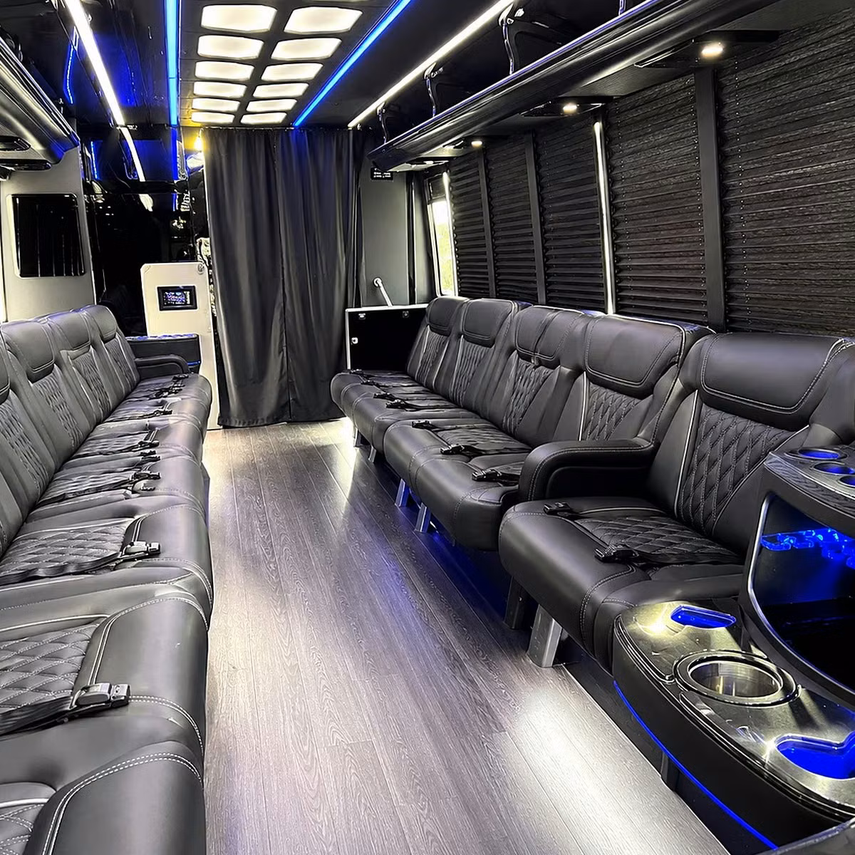 party bus interior