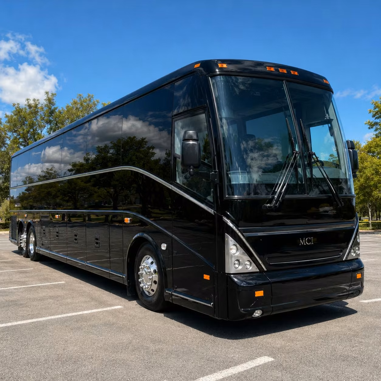 san antonio charter bus rental exterior
