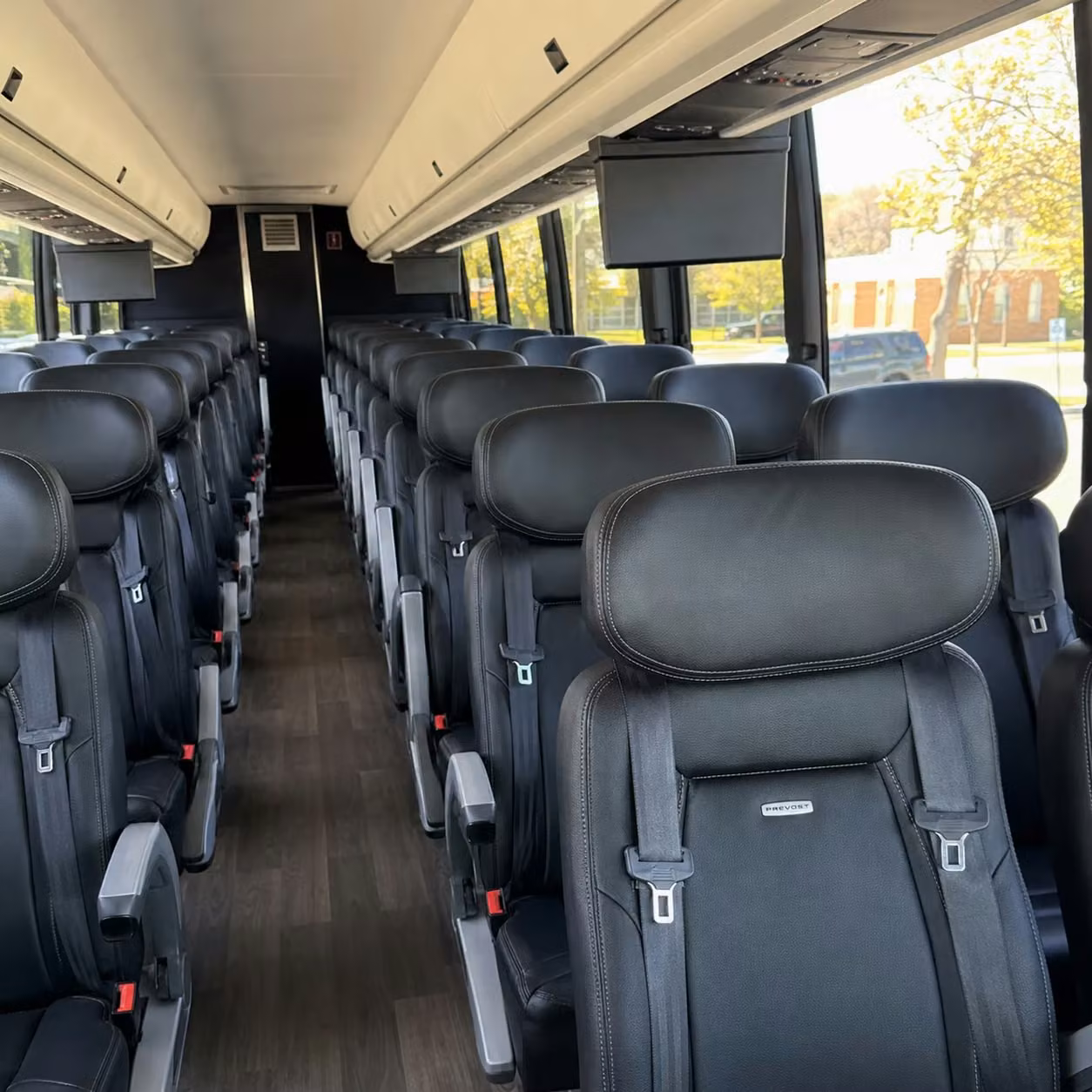 san antonio charter bus rental inside