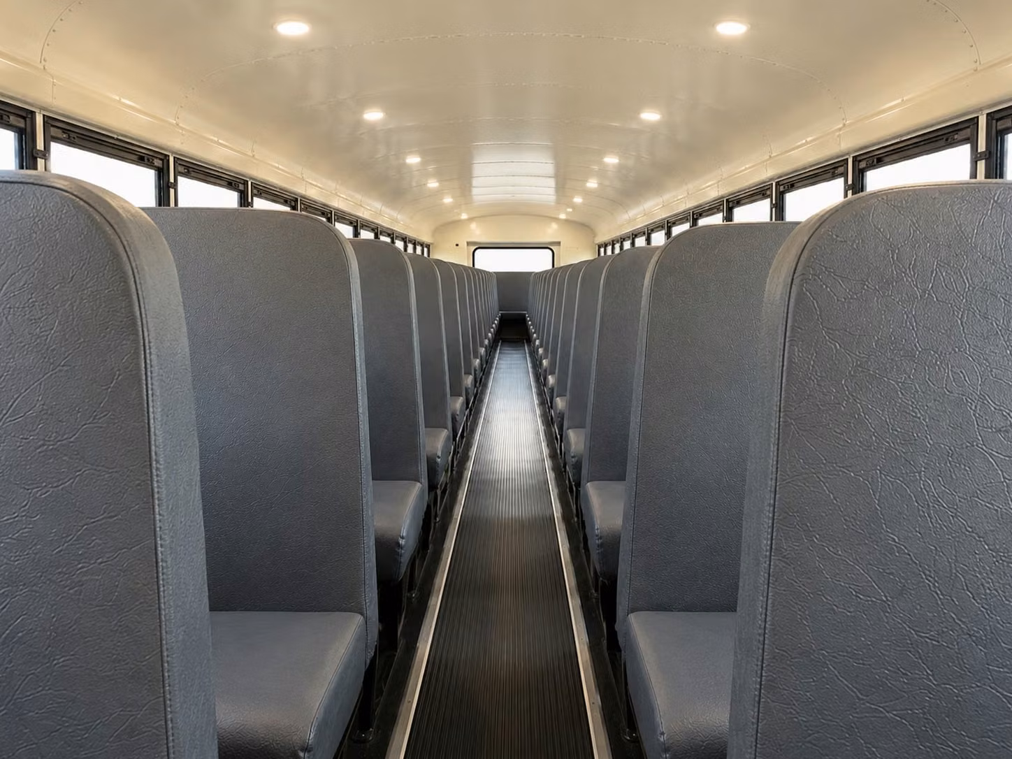 school bus interior