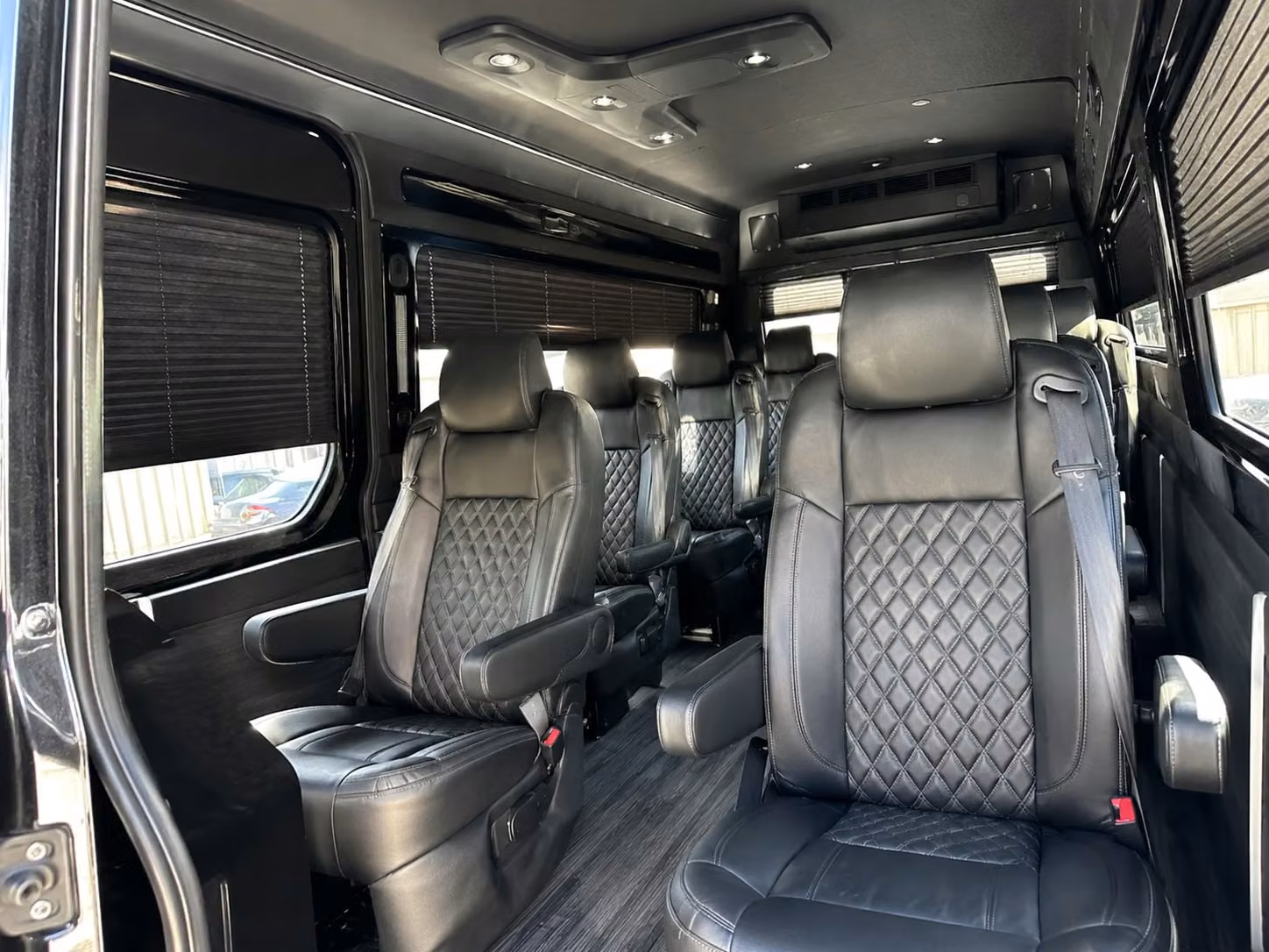 sprinter van with driver interior